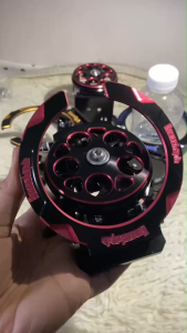 ที่ใส่ขวดน้ำ แท้ ฐานอลูมิเนียม พับเก็บได้ งานCNCแบบติดแฮนด์บาร์ ขวดน้ำติดกับรถมอเตอร์ไซด์ (0401)