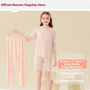 MiiOW | Cool Breathable Antibacterial 7A Grade Tencel Childrens Pajama Set