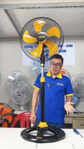 Quạt Đứng Thân Sắt DTS1603 Senko - Công Suất 60W Động Cơ Motor Bạc Lõi Đồng Sải Cánh 39CM - Hàng Chính Hãng