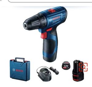 Bosch | Bosch GSR120-LI 12V Drill High-Efficiency Motor Ideal for Furniture Assembly Wood Drilling & Metal Screwing
