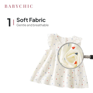 Girls Floral Flutter Dress 0-6 Years Gaun Bunga Kanak Perempuan Kids Clothes Cute Toddler Apparel