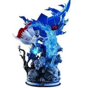 Bandai | Anime Naruto Action Figures Standing Kakashi Pvc Statue Collection Figures Room Ornament Handmade Boy Birthday Toy Gifts