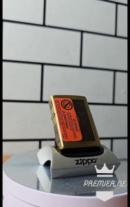 Zippo Gold Marlboro Emblem Edition Original With Seal orange