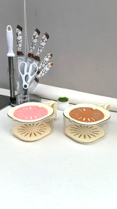 YESALL Wadah Cuci Buah Sayur Estetik - Tempat Tiriskan & Simpan Buah / Tempat Makeup / Box Kulkas Food Grade 2 Warna