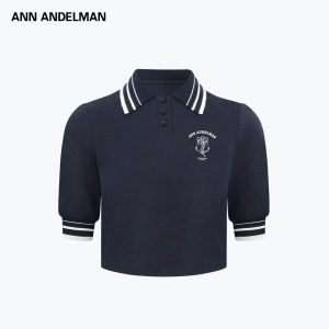 ANN ANDELMAN | Summer New Style Nautical Color Block Casual Mid-sleeve POLO Knit Shirt