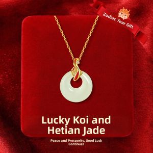 Mom Wife Girlfriend Jade Pendant Necklace