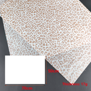 Milk Tea Color Cut Out Spots 50 * 70cm Mg Tissue Paper 17G Copy Paper Holiday Gift Clothing Wrapping Paper Tissue Paper