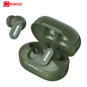 Miniso | Tai Nghe Nhét Tai Bluetooth Không Dây MINISO MS132 Tai Nghe Giảm Tiếng Ồn ENC Có Chức Năng Gọi Điện Tai Nghe Thể Thao TWC Dành Cho Văn Phòng Du Lịch