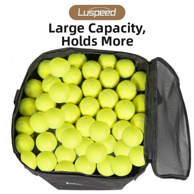 Portable Tennis Ball Picker up Tennis Cart Training Coach Push Cart Storage Basket Convenient Tennis Frame Basket