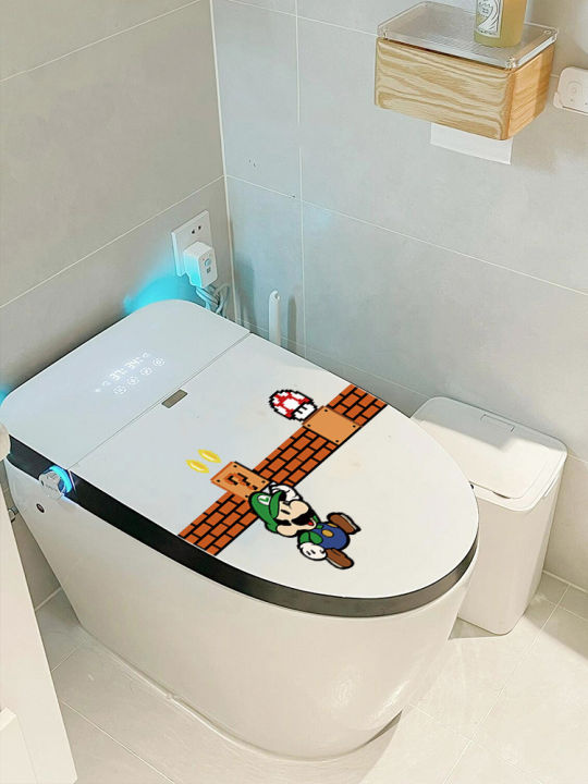 Mario%20Cartoon%20Bathroom%20Toilet%20Lid%20Decorative%20Waterproof%20Sticker%20Creative%20Cute%20Bathroom%20Decoration%20Cover%20up%20Ugly%20Paintings%20-%20Image%204