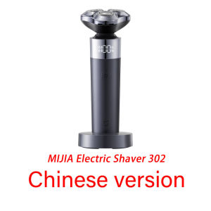 MIJIA | MIJIA S302 Electric Shaver Mens Beard Trimmer Machine Shaving Portable Flex Razor IPX7 Washable Dry Wet Machine Shaving