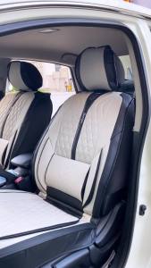 Full Set 5 Seat Leather Car Seat Covers Car seat protectors - With lumbar support Car Accessories