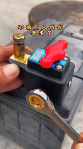 High Power 12V 24V Battery Cut Off Switch Durable Copper Disconnect for Car Truck RV Marine Use