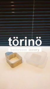 torino Premium Bathroom Accessories Stainless Steel 304 Glass Soap Dish T5 Series Pemegang Rak Sabun 肥皂架 - Satin Polish