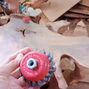 3 Inch Wire Cup Brush Brass Sikat Mangkok Kepang Kuningan