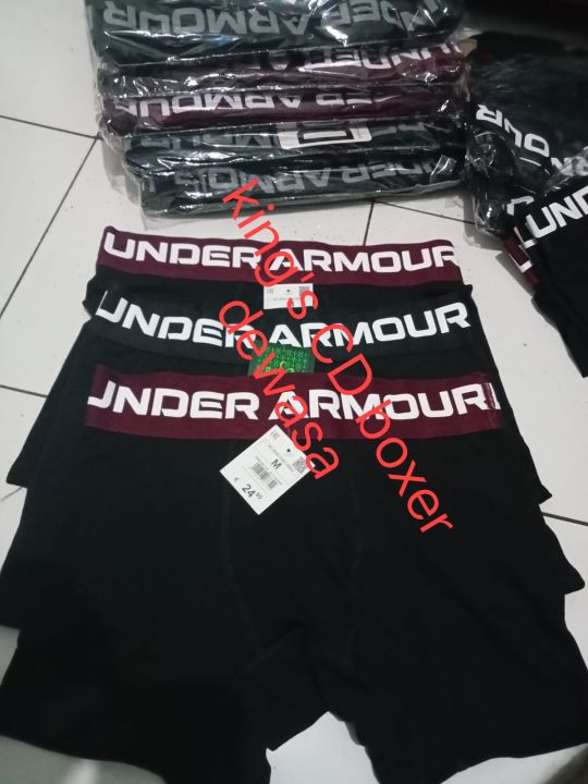 CD boxer dewasa under armour Celana Dalam Pria Cotton Spandek