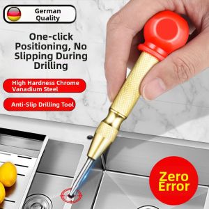 WEVOLA | High Hardness Automatic Center Punch Drill Point Locator Tool