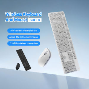 Xiaomi Wireless Keyboard Mouse Combo Set 3 104-Key Slim & Ergonomic 2.4GHz Connection Window1000DPI 小米无线键鼠套装3