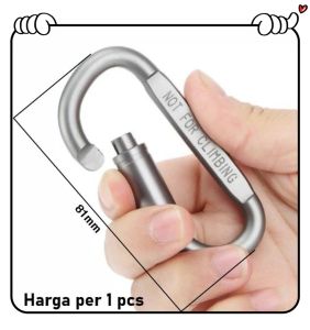 Carabiner NFC Keychain Karabiner Cantolan Tas Gantungan Ring Aluminium