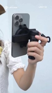 LENYES LPH118 3in1 Magnetic Mini Tripod Selfie Stick Kamera HP With Remote Bluetooth Monopod Portable Tongsis Untuk Hand Phone