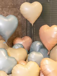 Quà Tặng Sinh Nhật Balo Phim Nhôm Hình Trái Tim Trang Trí Không Khí Lãng Mạn Ngày Lễ Tình Nhân Phong Cách Cổ Điển Trang Trí Không Gian