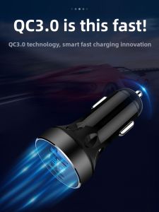 Super Fast Car Charger Modern Vehicle Mounted USB Quick Car Charge Cigarette Lighter Adapter Plug Universal 12V 24V Hyundai C01