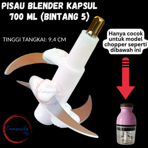 Pisau Blender Kapsul Bintang 5 sparepart 4 mata pisau (1 Liter)