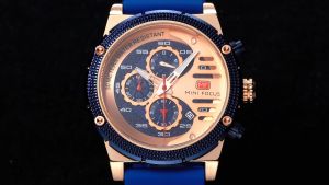 Jam Tangan Pria Mini Focus Prestige Chronograph MF0246G Original Anti Air