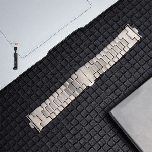 Titanium Strap for Xiaomi Mi Band 9 Pro/Mi Band 8 Pro Metal Bracelet Accessories Replaceable Wristband for Redmi Watch 6/5/4