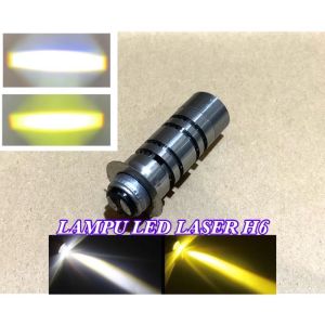 LAMPU LED H6 LASER HI LO BEAM 2 WARNA AC DC BOHLAM LAMPU MOTOR BEBEK MATIC H6 LASER 2 WARNA UNIVERSAL