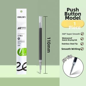 deli | Double Head Quick Drying Student Pen 0.5mm