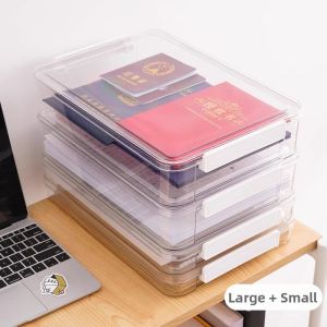 Home Clear A4 Document Storage Box Bag