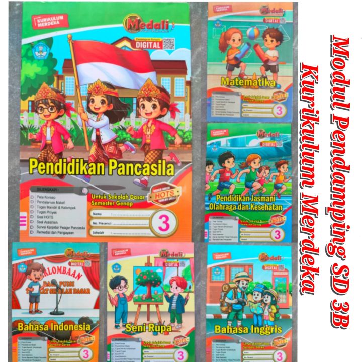 Modul / LKS Pendamping SD Kelas 3 Kurikulum Merdeka Terbaru Semester 2 ...