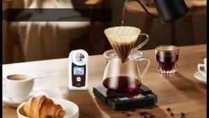 Máy Đo Nồng Độ Cà Phê AIOK Khúc Xạ Kế Độ Phân Giải 001 IP67 Chống Nước Có Thể Giặt Được TDS 0-22% Bù Nhiệt Độ 0-40 ℃