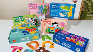 Magnetic Fridge Magnets Alphabet ABC Letters Number Stickers Set kids Early Education Puzzle Toys