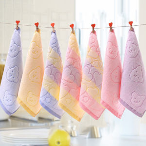 Pure Cotton Baby Towels 10-Pack Washcloths Bath Towels Children Handkerchiefs for Newborns Infants Kids Face Wash Standard Thickness