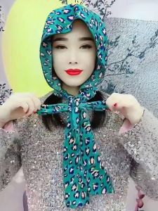 Multi-Functional Scarf Hat Neck Protection Sunshade Fashionable Light Weight Spring Summer Womens Beach Sunscreen Headwear