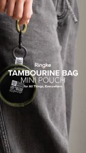 RINGKE® TAMBOURINE MINI POUCH Trendy Lightweight Contamination Resistant Designed for AirPod Pro AirPod Galaxy Buds