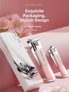 IMLUCKY | Premium German Imported Single Ladys Nail Clipper Set High Quality Material Professional Tool For Home Use Nail Scissors