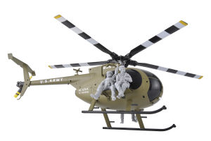New C189S RC Helicopter MD500 1:28 Little Bird with Soldier Figure Simulation Scale Model Optical Flow Positioning & Altitude