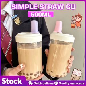 Pearl Milk Tea Straw Cup 500ml: A Must-Have for On-the-Go Drinkers