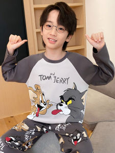 SHAPRA | Cotton Long Sleeve Cartoon Pajamas Set