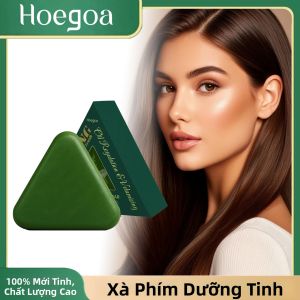 Dầu Gội Thảo Dược Loại Bỏ Gàu Xà Phòng Tóc Hình Tam Giác Màu Xanh Lá Cây Để Làm Sạch Sâu Da Đầu Giảm Ngứa Điều Hòa Dầu Tăng Cường Tóc Mọi Loại Tóc