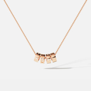 Multicolor Morse Code Love Necklace Gift