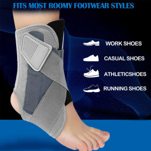 1PC Adjustable Ankle Brace - Support for SprainsAchilles Pain & Sports | Lightweight Stabilizer for Men/Women - Injury Recovery