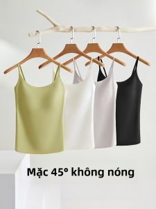 MiiOW | Áo ba lỗ không dây một mảnh cho nữ mùa hè 2025 MiiOW Cat Person Áo ba lỗ không dây vai mỏng kiểu dáng thường ngày