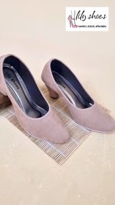 LILY SHOES - Hunter Sepatu Kerja Wanita Casual Heels Pantofel Trendy Polos