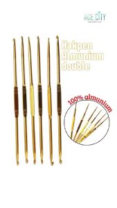 Hakpen Aluminium Double & Jarum Rajut Double Pointed