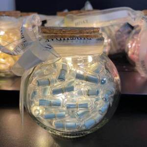 Handmade Wish Capsule Letter Scroll Transparent Lucky Star Bottle Gift for Girlfriend Birthday Creative Gift Vintage Style