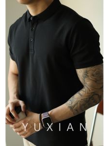 Áo Thun Polo Cổ Pique Đơn Giản Nam Mùa Xuân Hè